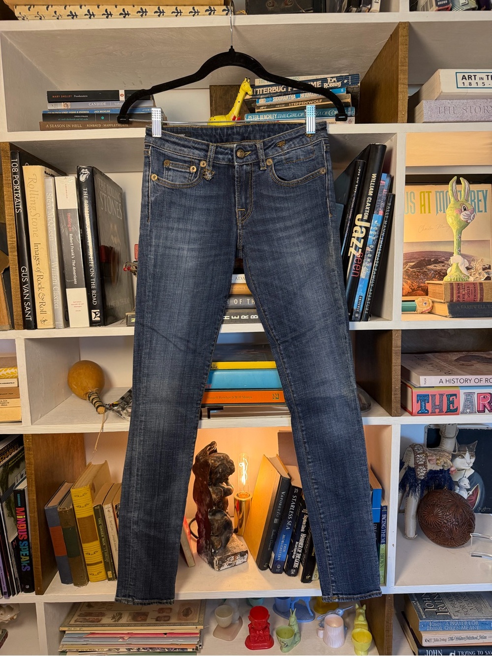 Classic Women's Dark Blue Slim Jeans